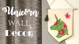 Единорожий декор стен / UNICORN wall decor DIY