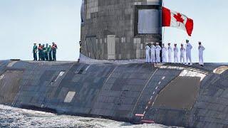 A Day in Life of Canada’s Largest Billions $ Submarine in Middle of the Ocean