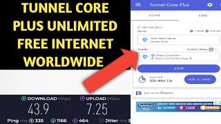 Tunnel core plus VPN Working Configuration Unlimited Free internet beat free VPN 2024