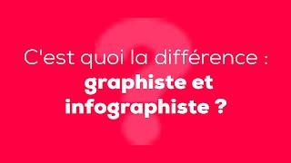 C’EST QUOI LA DIFFÉRENCE : GRAPHISTE ET INFOGRAPHISTE ?