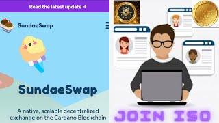 Sundaeswap Airdrop ISO | How to Stake Sundeaswap | Cardano Smart Contract | Instant Token