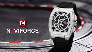 LATEST DESIGN OF August 2024丨NAVIFORCE Watch NF8050 Quartz Chronograph Movement New Arrival Display