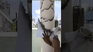 how to painting pillars ||EASY SPRAY MARBLE EFFECT PAINTING DESIGNS#shorts