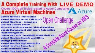 Complete Microsoft Azure Virtual Machine Tutorial | Azure Compute Service