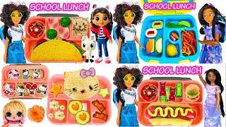 Carrie Packs Encanto Gabby's Doll House Cat Themed Lunch Box Lunches