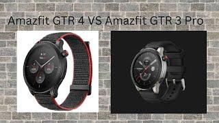 Amazfit GTR 4 VS Amazfit GTR 3 Pro