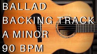 Ballad Guitar Backing Track | A Minor (90 Bpm)