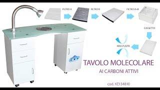 Tavolo manicure molecolare professionale per estetiste e centri estetici