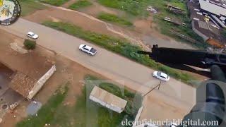 La espectacular persecución en helicóptero a un todoterreno de un narcotraficante