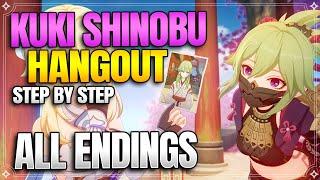 Kuki Shinobu Hangout Event All Endings + Achievements! -【Genshin Impact】