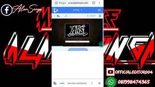 ALAN SUNGA || TUTORIAL MEMBUAT INTRO LOGO DENGAN  LOGO SENDRI¡¡