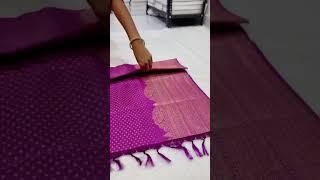 Kanchipuram 100% Pure Handwoven 3G Premium Quality Traditional Turning Border Silk Sarees