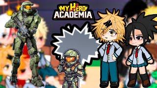 Class 1A react to Deku as Master Chief from Halo | AU || BNHA/MHA || GCRV |