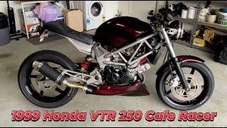 1999 Honda VTR 250 Cafe Racer #caferacer #vtr250 #vtr250caferacer #hondavtr250