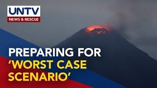 Albay province under a state of calamity due to the unrest of Mt. Mayon