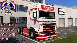 ITERSON SCANIA NG 660S ,WITH LIGHTPLATE, WITH TRAILER SKIN , TRUCK BUILD ,D.T.M DESIGN ets 2