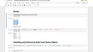 Data Science Tutorials- Module 3- Part 1 - Python Pandas Essentials for Data Science - 1