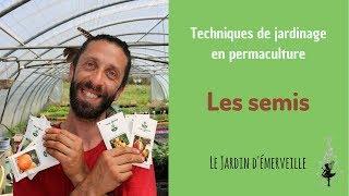 Techniques de jardinage en permaculture : les semis