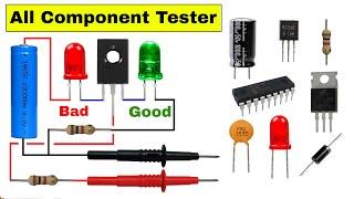 How To Make All In One Component Tester || All Component Tester || Continuity Tester