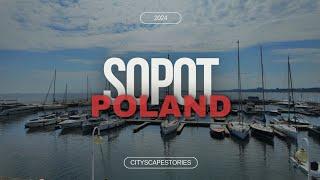 Sopot 4K - Beautiful Polish City Walking Tour Spring 2024