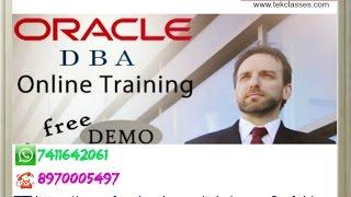 Oracle DBA Online Training | Oracle DBA Tutorials For Beginners
