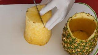 The Best Way to Cut and Serve Pineapple I love this technique.