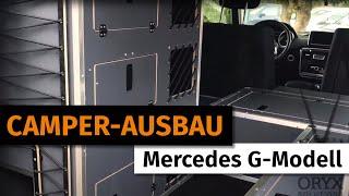 Mercedes Benz G Innenausbau/Schlafsystem von ORYX Solutions