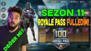 TR'DE İLK! SEZON 11 ROYALE PASS 100 LEVEL YAPTIM! Pubg Mobile