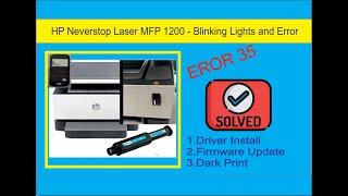 Hp Neverstop Laser MFP 1200w (Toner 103 / 104) Printer  Error 30 35 55 Problem 100% Solve