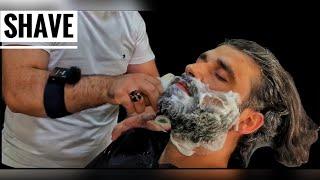 ASMR BEARD SHAVE • Head Massage, Hard beard hard cut • Sakal Kesimi