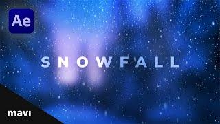 Create a Realistic Snowfall Animation Using After Effects — No Plugins Needed (Walkthrough)