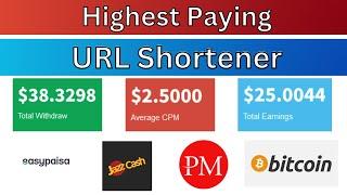 Highest Paying URL Shortener 2023 | Make Money Online In Pakistan | High CPM | Short Link Earn Money