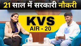 KVS PRT Rank 20⭐️ 21 साल में Govt. Teacher | KVS Topper Prashant Interview by Himanshi Singh