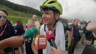 Aleksandr Vlasov - Interview at the finish - Stage 8 - Critérium du Dauphiné 2024