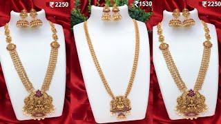 One Gram Gold Temple Jewellery Collection With Price