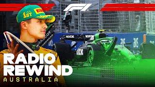 Wet Weather Chaos & Drama! | Radio Rewind | 2025 Australian Grand Prix | Paramount+