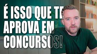 PASSAR EM CONCURSO PÚBLICO NÃO É SOBRE INTELIGÊNCIA!