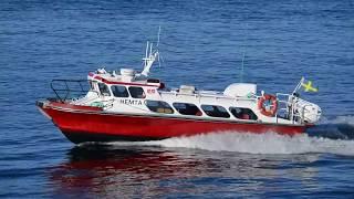 Shipsforsale Sweden Fast glassfibre taxiboat 12 pax Hemta. SOLD.