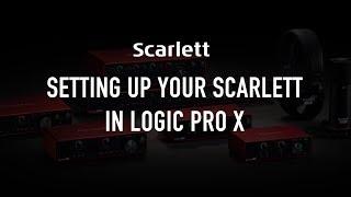 Setting up your Scarlett in Logic