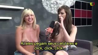 Apresentadoras do Naked News falam sobre o sucesso na cobertura do Pan de Toronto (Terra)