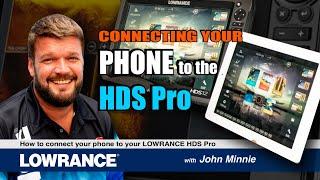 Connecting your phone to the Lowrance HDS Pro @LowranceSouthAfrica