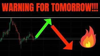  WARNING FOR TOMORROW! TSLA, SPY, ES, NVDA, AAPL, COIN, QQQ, AMZN, MSFT, AMD, & META PREDICTIONS! 