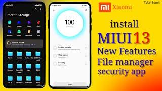 MIUI 13 Features install MIUI 13 File Manager And Security Application Download