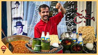 Eating DIZY at a 100-year-old Iranian traditional restaurant | ABGOOSHT! | Tehran Best FOOD Bazaar!