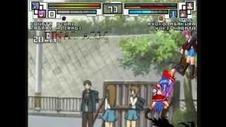 MUGEN: Konata & Kagami (AI Patch) vs Ryoko Asakura & Nagato Yuki