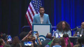 John Legend makes surprise appearance on Day 3 of DNC