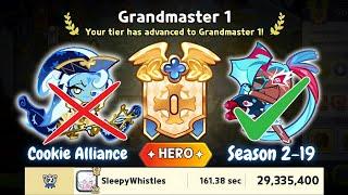 NEW BEST & FASTEST  Cookie Alliance Season 2-19 Easy to Hero Grandmaster 1 Guide [CRK]