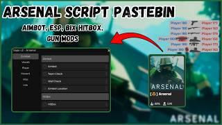 Roblox Arsenal Script Pastebin 2025 | AIMBOT | ESP | KEYLESS