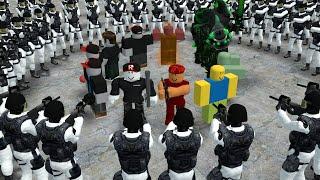 ROBLOX CHARACTERS VS SCP GUARD!!! Garrys Mod Sandbox