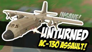 INSANE AC-130 ASSAULT - Unturned Base Raid (Military Roleplay)